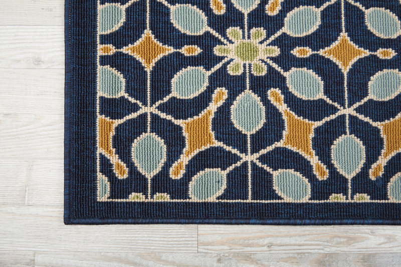 Charlton Home Lewis Navy Indoor/Outdoor Area Rug & Reviews Wayfair